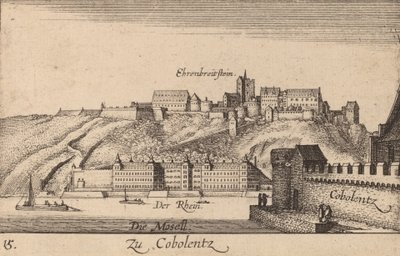 Koblenz, 1635 von Wenceslaus Hollar