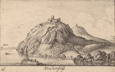 Drachenfels von Wenceslaus Hollar