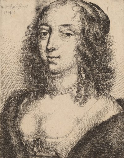 Herzogin von Lennox, 1645 von Wenceslaus Hollar