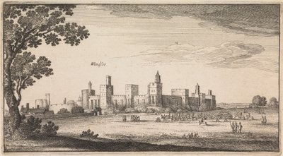 Englische Ansichten: Windsor von Wenceslaus Hollar