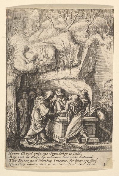 Grablegung von Wenceslaus Hollar