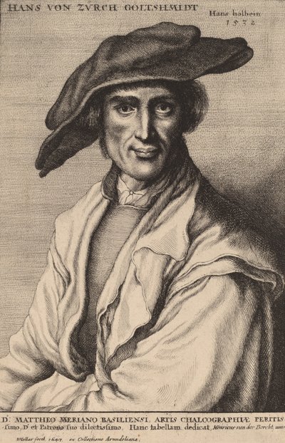 Hans von Zurch, Goldschmied, 1647 von Wenceslaus Hollar
