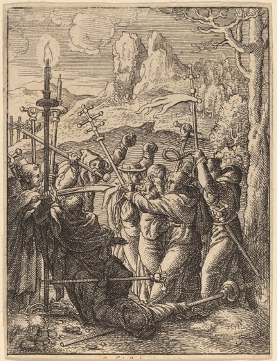 Jesus gefangen genommen von Wenceslaus Hollar