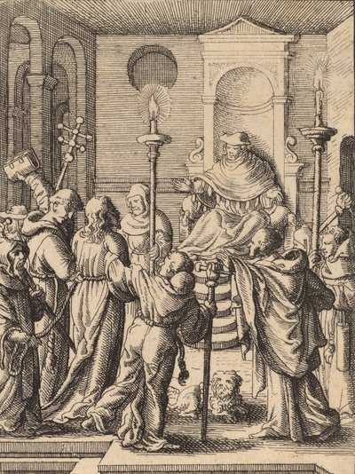 Jesus vor Annas von Wenceslaus Hollar