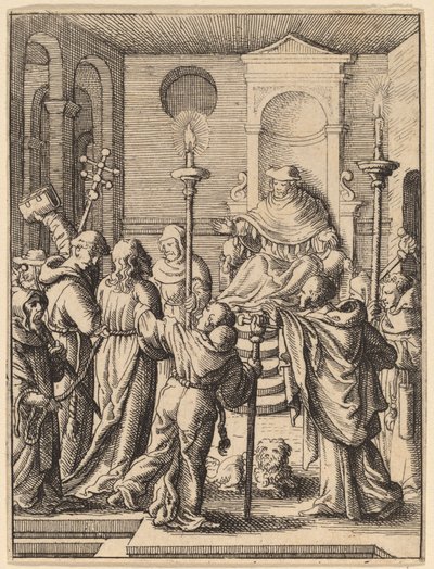 Jesus vor Annas von Wenceslaus Hollar