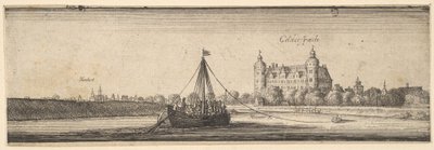 Schloss Kelsterbach bei Höchst am Main, 1642-44 von Wenceslaus Hollar