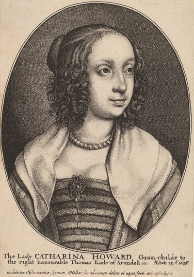 Lady Catherine Howard von Wenceslaus Hollar