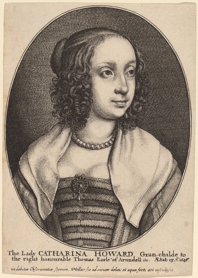 Lady Catherine Howard von Wenceslaus Hollar