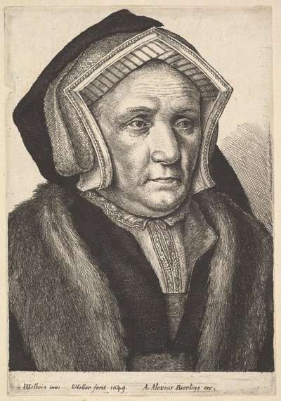 Lady Mary Butts, 1649 von Wenceslaus Hollar