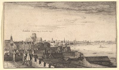 London vom Arundel House, 1643 von Wenceslaus Hollar