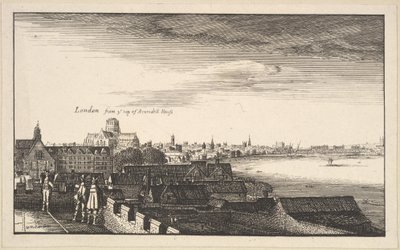 London von Arundel House, Kopie (17. Jahrhundert) von Wenceslaus Hollar