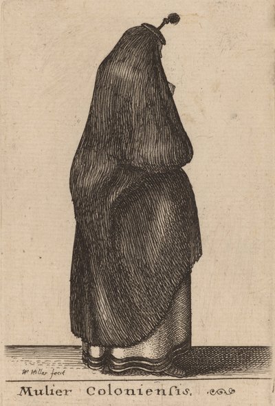 Mulier Coloniensis von Wenceslaus Hollar