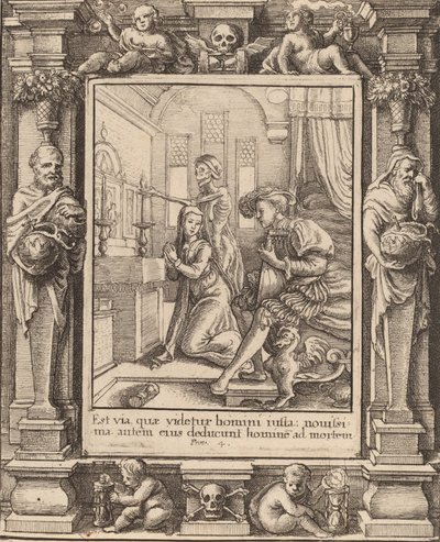 Nonne, 1651 von Wenceslaus Hollar