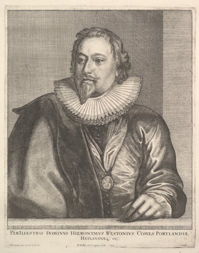 Richard Weston, Earl of Portland von Wenceslaus Hollar