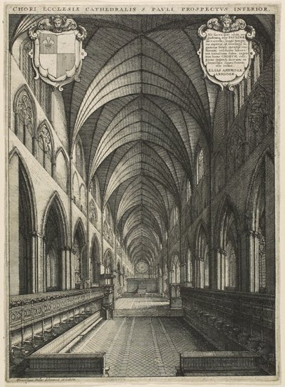 Chor von St. Paul von Wenceslaus Hollar