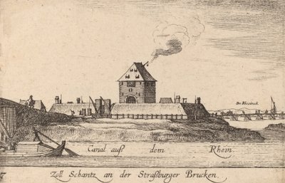 Straßburg: Das Zollhaus von Wenceslaus Hollar