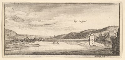 Stuttgart: Der See, 1663-65 von Wenceslaus Hollar