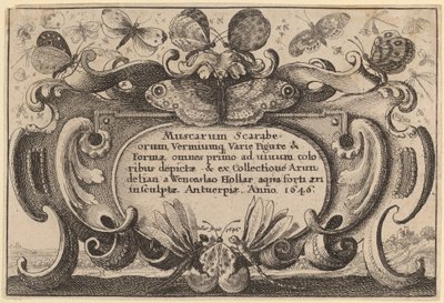 Titelseite von Wenceslaus Hollar