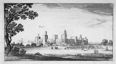 Ansicht von Windsor Castle, Berkshire von Wenceslaus Hollar
