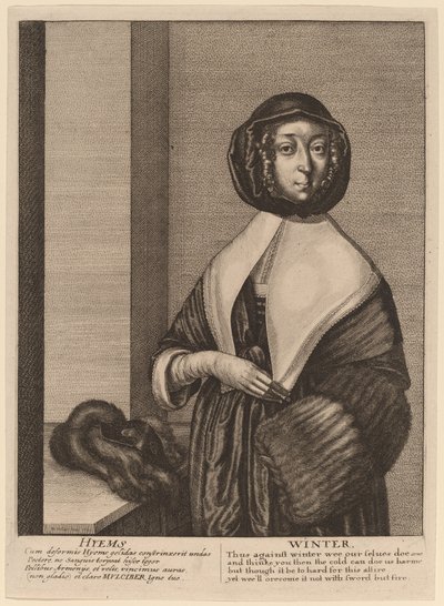 Winter von Wenceslaus Hollar