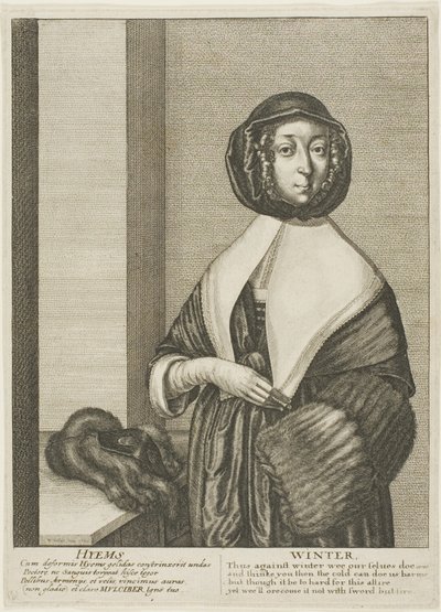 Winter von Wenceslaus Hollar