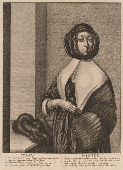 Winter von Wenceslaus Hollar