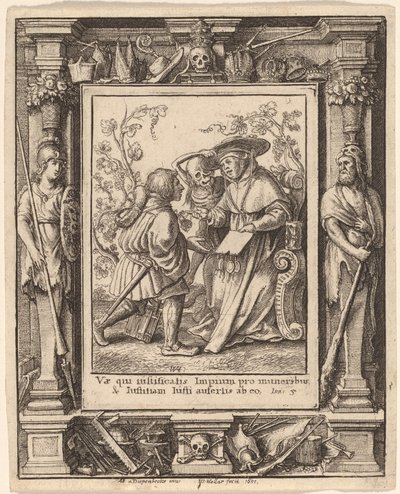 Kardinal von Wenceslaus Hollar after Hans Holbein the Younger after Abraham van Diepenbeeck