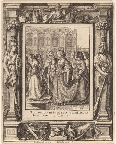 Kaiserin von Wenceslaus Hollar after Hans Holbein the Younger after Abraham van Diepenbeeck