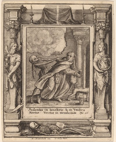 Mönch von Wenceslaus Hollar after Hans Holbein the Younger after Abraham van Diepenbeeck