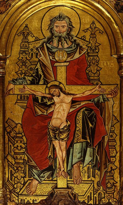 Altarbild mit der Dreifaltigkeit von Westphalian Master