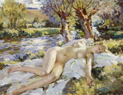 Sommer am Avon von Wilfred Gabriel de Glehn