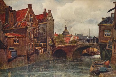 Ein alter niederländischer Wasserweg, ca. 1915 von Wilfrid Williams Ball