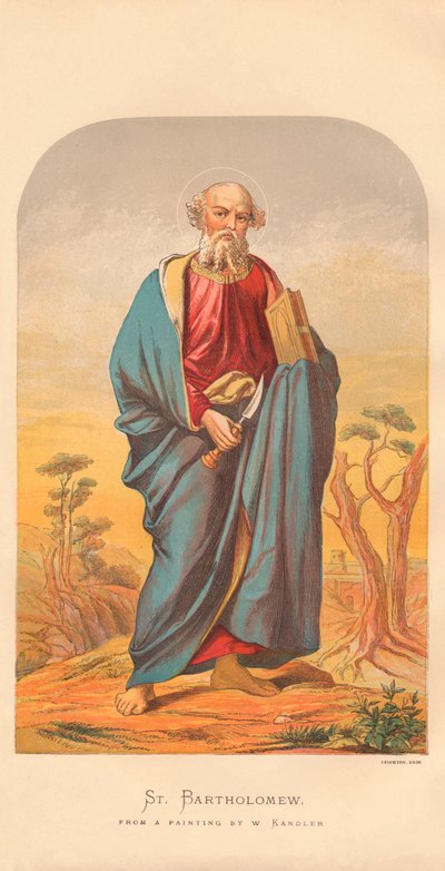 Heiliger Bartholomäus, Mitte bis Ende 19. Jahrhundert von Wilhelm Kandler