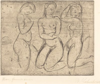 Drei kniende Frauen von Wilhelm Lehmbruck