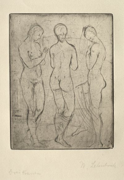 Drei Frauen von Wilhelm Lehmbruck
