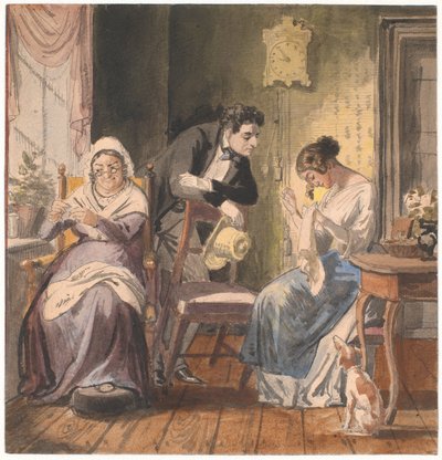 Ein Besuch von Wilhelm Marstrand