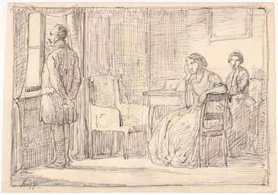 Missstimmung von Wilhelm Marstrand