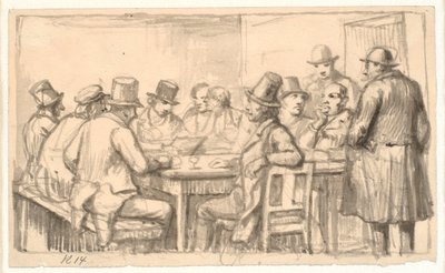 Politiker in einer Schenke von Wilhelm Marstrand