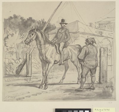 Reiter und Torwächter von Wilhelm Marstrand
