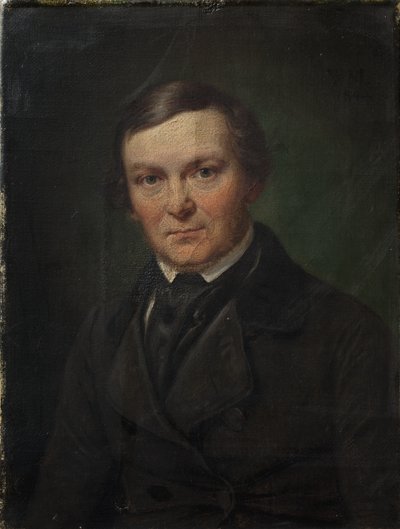 Der Architekt Gottlieb Bindesbøll von Wilhelm Marstrand