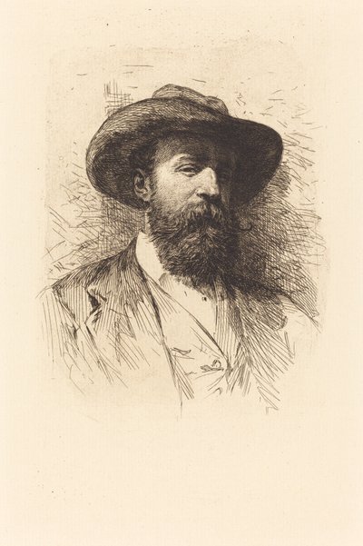 Selbstporträt von Wilhelm Unger