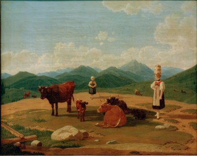 Auf der Alm von Wilhelm von Kobell