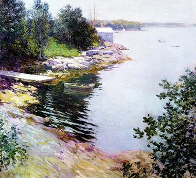 Das kleine weiße Haus, 1919 von Willard Leroy Metcalf