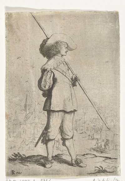 Stehender Soldat von Willem Basse (attributed to)