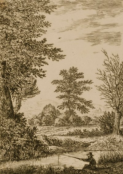 Landschaft mit Bach von Willem Bemmel