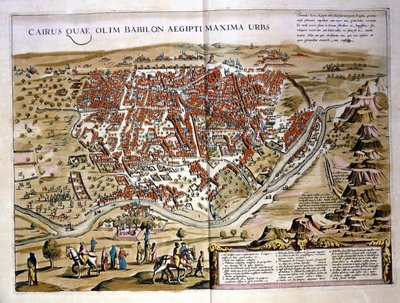 Kairo. Atlas von Wilhelm Blaeu, Amsterdam 1630. von Willem Blaeu