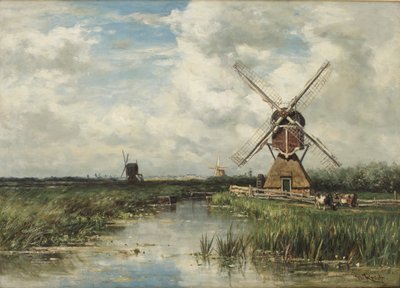 Ansicht in der Nähe von Leiden von Willem Roelofs