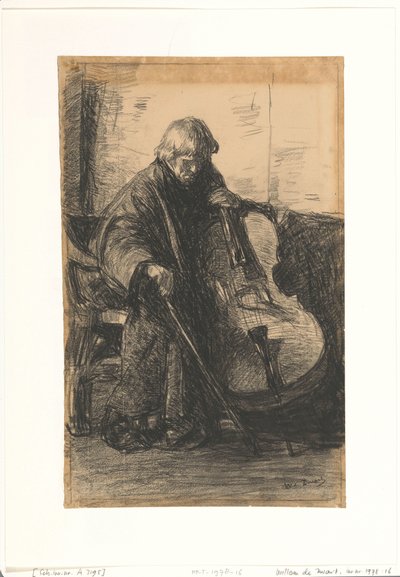 Cellist von Willem de Zwart