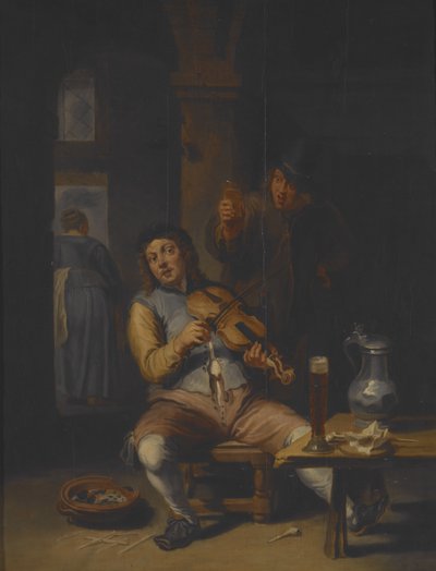 Die Feiernden von Willem van the Elder Herp