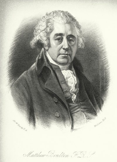 Matthew Boulton, FRS (Gravur) von William (after) Beechey